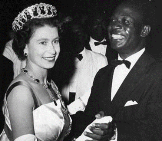 Queen Dancing with Nkrumah 1961